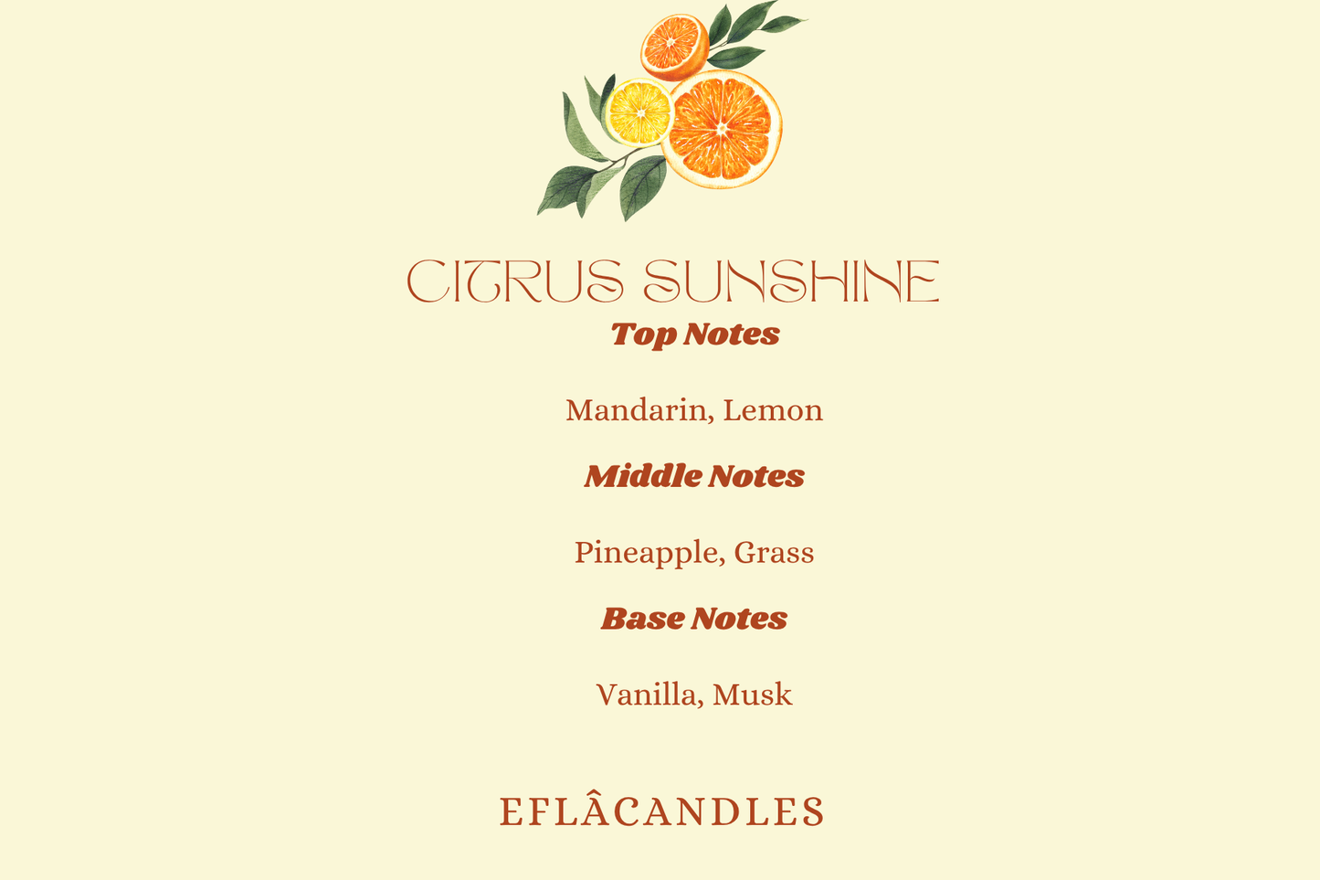 Citrus Sunshine / Blood Orange - Wax Melts (1 pack includes 5 wax melts)