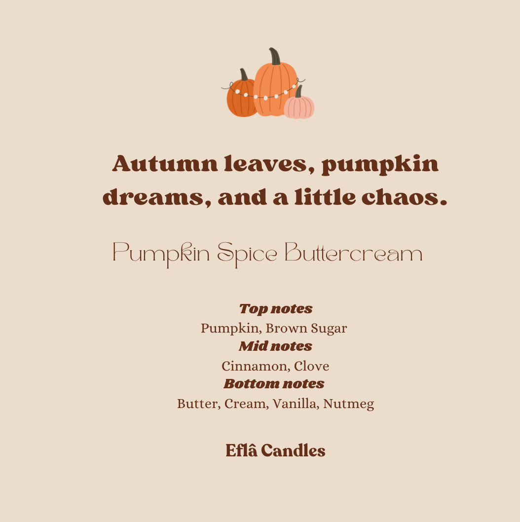 Pumpkin Spice – Soy Candle | Handcrafted Scented Candles for Fall