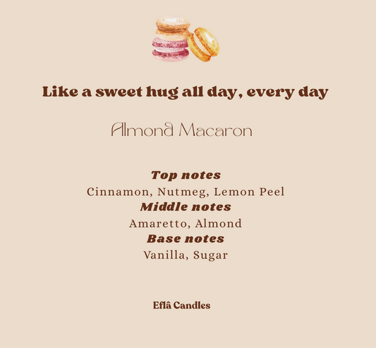 Almond Macaroon – Soy Candle | Handcrafted Scented Candles for Fall