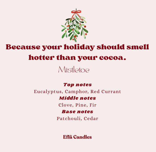 Mistletoe Soy Candle – Holiday Scented Candles for Cozy Winter Nights