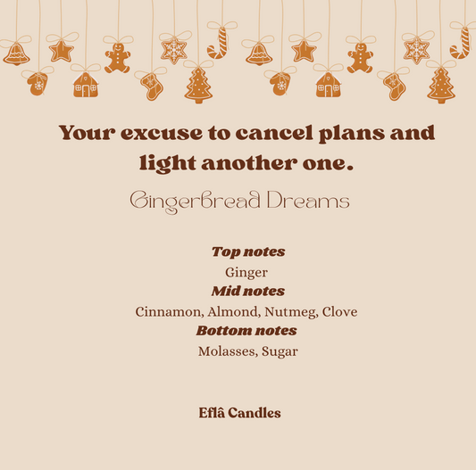 Gingerbread – Soy Candle | Handcrafted Scented Candles for Fall