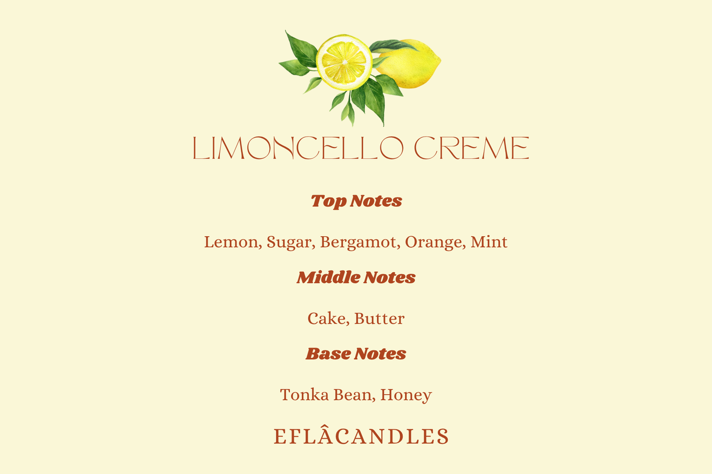 Limoncello Creme - Wax Melts (1 pack includes 5 wax melts)