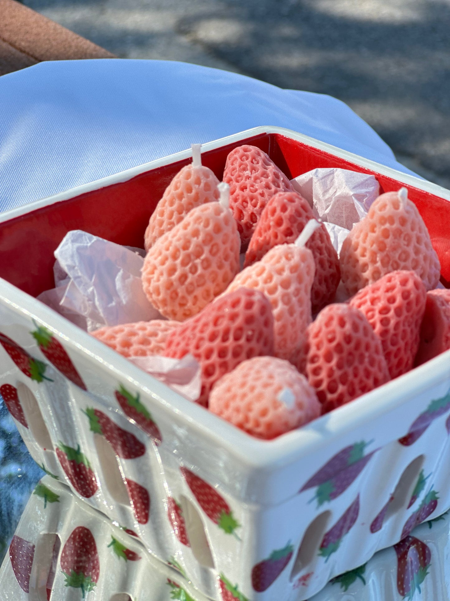 Strawberry Basket – Mini Candle & Wax Melt Gift Set