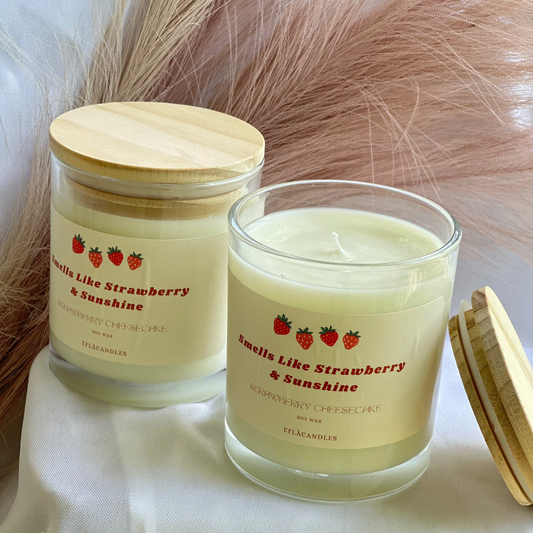 Strawberry Cheesecake  - Natural Soy Candle