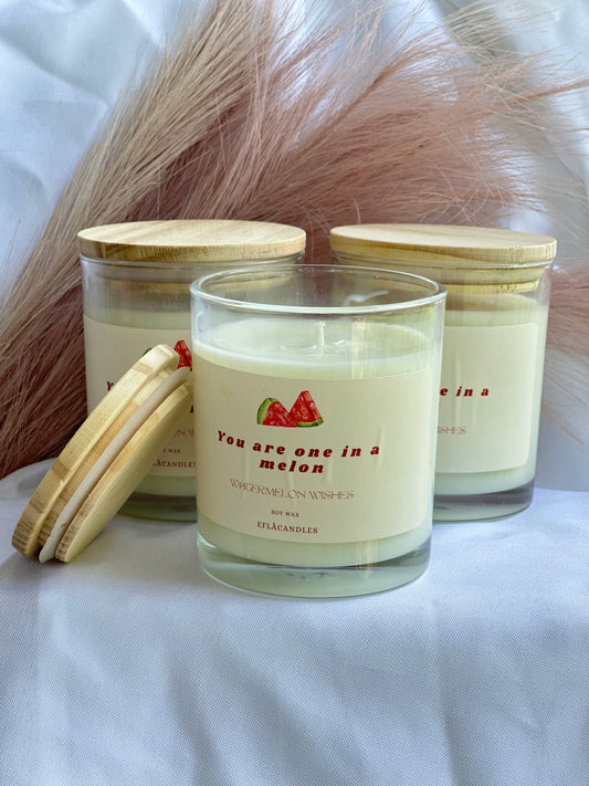 Watermelon Wishes  - Natural Soy Candle